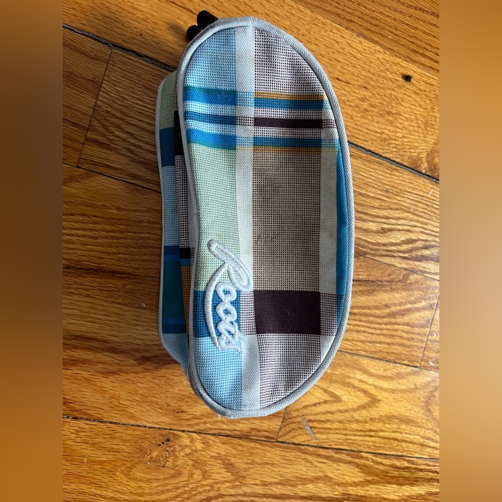2 for $15 - Roots pencil case with Blue and Brown Accents